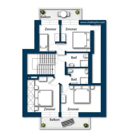펜션 Penthouse Schmittenblick 4 비에호펜