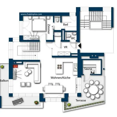 펜션 Penthouse Schmittenblick 4